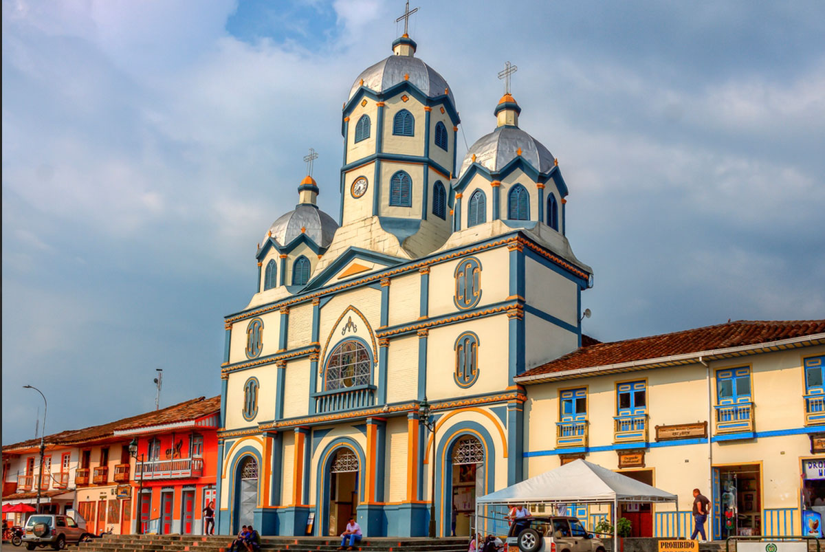 Iglesia de Filandia, Quindío — origen del café Elodia